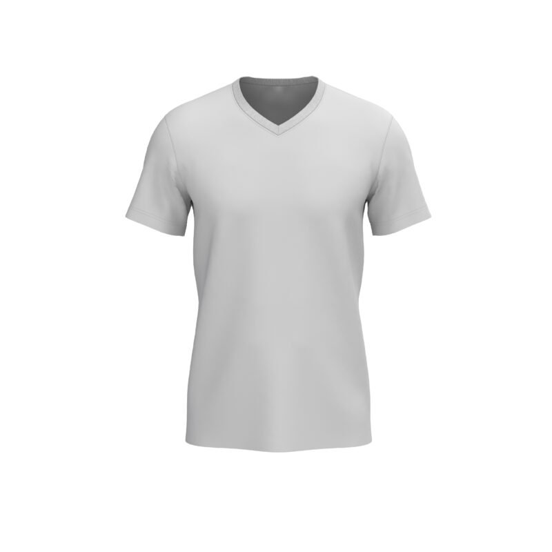 Men V-Neck T-shirt 3D Mockup
